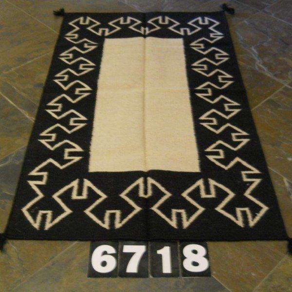 HAND WOVEN WOOL KILIM - Item 6718