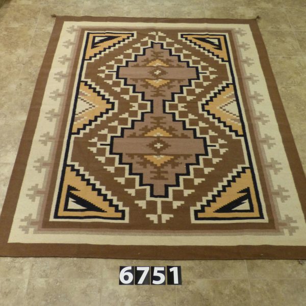 HAND WOVEN WOOL KILIM - Item 6751