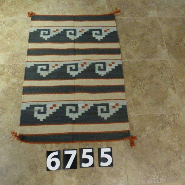 HAND WOVEN WOOL KILIM - Item 6755