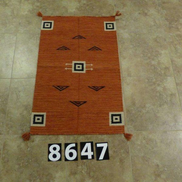 HAND WOVEN WOOL KILIM - Item 8647