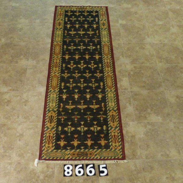 HAND WOVEN WOOL KILIM - Item 8665