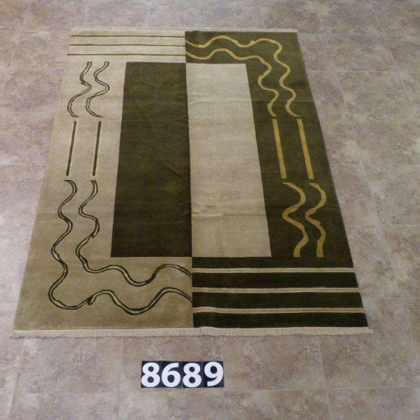 WOOL & SILK BLEND MODERN NEPALI - Item 8689