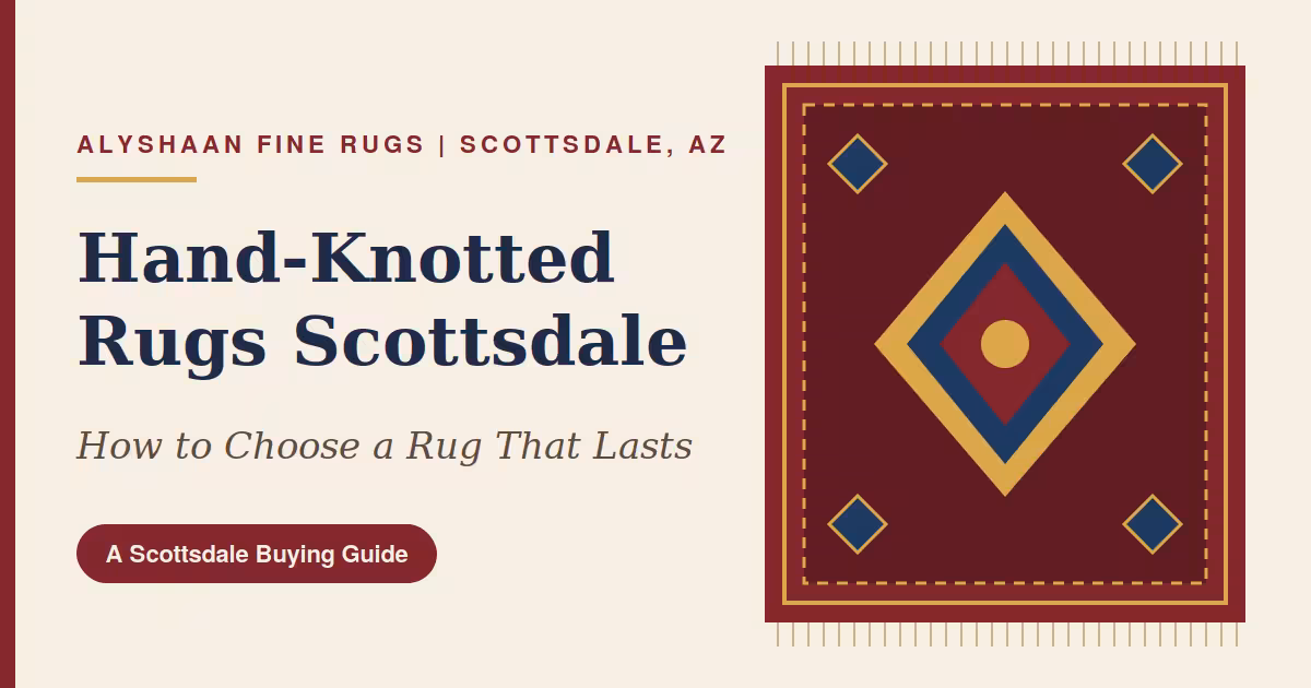 Hand-knotted rugs Scottsdale buying guide from Alyshaan Fine Rugs